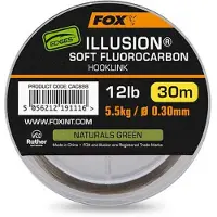 FOX Illusion Soft Fluorocarbon - Natural Green (30m) - Maat : 16lb - 7.3kg - 0.35mm
