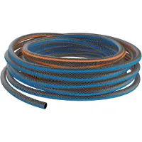 Fiskars tuinslang S, X-serie, waterslang voor handmatig besproeien, 13 mm (1/2"), lengte: 15 m, universele aansluiting, UV-beschermd, vorstbestendig, torsiebestendig, blauw, 1076044