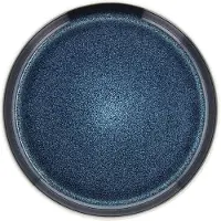 Bitz Gastro Bord Ø21 Cm Donkerblauw / Wit - Dinerborden Steengoed White - 37541