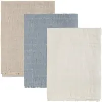 Pippi Hydrofiele Doek - Noos - 3-pack - Mousseline - 65x65 cm - - - OneSize - Hydrofiele Doeken