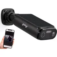 Gologi Solar Premium Beveiligingscamera voor buiten - 10.400 mAh - 2.5K - Nightvision - Bewegingsdetectie - Bewakingscamera - Zonnepaneel - Draadloos - USB-C - WiFi en App - Zwart