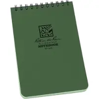 Rite in the rain All-Weather Notebook - Top Spiraal - groen - Nr. 946 - 10x15cm