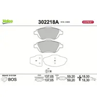 Valeo 302218A Remblokken