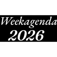 Famanu – Kalender 2026 A5 boekagenda weekoverzicht meertalig blauw
