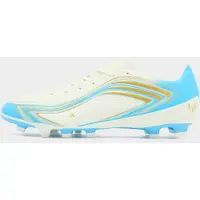 Adidas F50 Messi Club Gras / Kunstgras Voetbalschoenen (MG) Wit Lichtblauw Goud