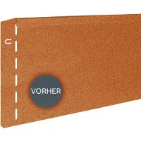 Bellissa 91012 - Gazonrand van cortenstaal - 17,25 m bruikbare lengte - 20 cm hoog