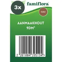 Famiflora zak aanmaakhout 10-12KG - Gekapt hout - 36dm³ (=36 liter)