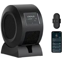 Cycplus F1 Cardio - Fitness Fan met Afstandbediening - Air Mover - Ventilator - met App - Vloerventilator - Hartmeter - Cycling fan - Fiets ventilator - Indoor
