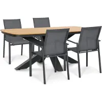 Lifestyle Garden Furniture Lifestyle Timo/Camila 180x100 cm dining tuinset 5-delig
