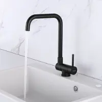 CECIPA MAX Lonheo Max Kantelbare Vensterkraan Keuken - Inklapbare Mengkraan 7-Model - 360° Draaibaar - Zwart