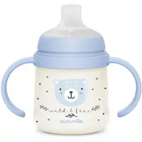 Suavinex Wild & Free Beker Met Handvaten - 150ml - 6Mnd+ - Blauw