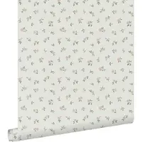 ESTAhome behang vintage bloemetjes groen - 50 x 900 cm - 132217