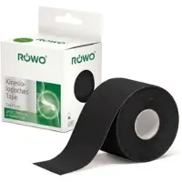 Rowo Kinesiotape zwart 5cmx5m