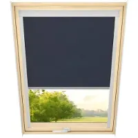 Time4blinds - Dakraam Rolgordijn - Breedte 780mm, Hoogte 1432mm - Compatibel met Velux, Compatibel met Fakro - Verduisterend Rolgordijn, Thermisch Rolgordijn, Zonwering voor Dakramen - Bosbessen
