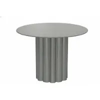 Vente-unique Metalen bijzettafel - Kaki - WODOLI