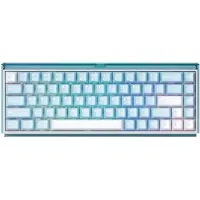 Akko Ray68 HE Blue White 65% AstroAim Magnetische Switch 8K Hz Hall Effect Hotswap ARGB Draadloze Gaming Toetsenbord