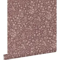 ESTAhome behang bloemetjes mauve paars - 0.53 x 10.05 m - 132233