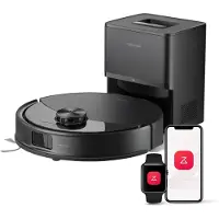 Roborock DailyDamaar stofzuiger - Robotstofzuiger - Dweilrobot - Vloerreiniger - 10.000 Pa zuigkracht - Dubbel anti-klit systeem - Zwart