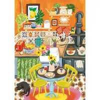 Magnolia puzzel Orange Kitchen - legpuzzel 1000 stukjes speelgoed.