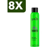 Got2b 8 x Schwarzkopf - Fresh It Up Extra Fresh Dry Shampoo