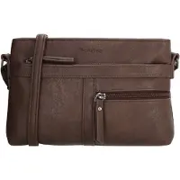 Beagles Crossbody Schoudertasje Majorca Donker Bruin