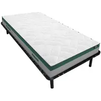 Vente-unique Set lattenbodem en matras met pocketveren dikte 22cm PRESTIGE van YSMÉE - 90 x 200 cm