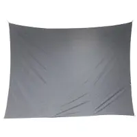 Hespéride Premium kwaliteit schaduwdoek/zonnescherm Shae rechthoekig grijs - 3 x 4 meter - Terras/tuin zonwering