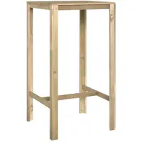 vidaXL Bartafel 60x60x110 cm geïmpregneerd grenenhout