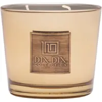 Collection DIX DIX - Geurkaars DOUX (300g) - Natuurlijke koolzaadwas - Luxe geurkaars in glas - Bloemig & Oosters - Handgemaakt in Nederland