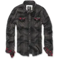 Brandit Overhemd bruin / mokka / rood / zwart