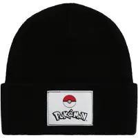 Name it Mütze - Strick - NkmOris Pokémon - Schwarz - - 52-53 cm - Mützen