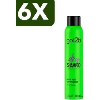 Got2b 6 x Schwarzkopf - Fresh It Up Extra Fresh Dry Shampoo
