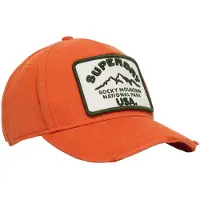 Superdry Pet donkergroen / kreeft / offwhite