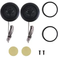 Wella 2 Stks Zwart 800 W YH-120 Auto Hoorn Dome Tweeter Audio Luidspreker Auto Stereo Treble Luidspreker voor Auto'S