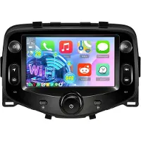 Hexinex - Autoradio Geschikt voor Toyota Aygo Citroën C1 & Peugeot 108 (2015–2020) - 2+64GB Carplay Fm