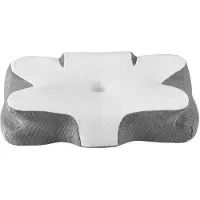 Songmics - Kussen - Hoofdkussen - Ergonomisch - Verstelbare Hoogte - Memory Foam - Nekondersteuning