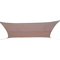 Hespéride schaduwdoek curacao - taupe - 300 x 400 cm - rechthoek - waterafstotend - zonwering