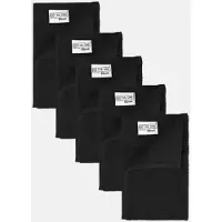 The One Towelling Gastendoek - 30x50 cm - 5 stuks - Hotelkwaliteit - 450 g/m² - 100% Gekamd katoen - Antraciet