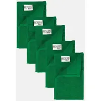 The One Towelling Gastendoek - 30x50 cm - 5 stuks - Hotelkwaliteit - 450 g/m² - 100% Gekamd katoen - Groen