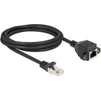 DeLOCK RJ50 Extension Cable male to female S/FTP 2 m black