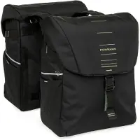 New Looxs Fiets tas bagagedrager - - Vigo - 40 L - Dubbel paar - Zwart/groen