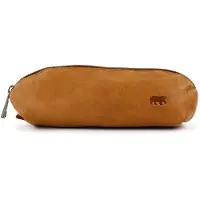 Bear design Leren Make Up / Pen Etui Tomas Taupe
