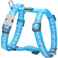 Sans marque Hondentuigje Red Dingo STYLE FLAMINGO 36-54 cm Turkoois 30-48 cm