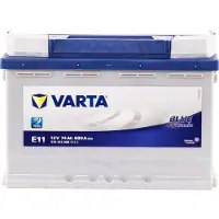 Varta Accu Blue Dynamic E11 74 Ah voor o.a. ALFA ROMEO, ALPINA, ARO, ARTEGA, ASTON MARTIN, AUDI, BENTLEY, BERTONE, BMW, CADILLAC, CHRYSLER, CITROEN, DACIA, DODGE, FERRARI, FIAT, FORD USA, HONDA, HYUNDAI, INFINITI, JAGUAR, JEEP, KIA, LAMBORGHINI, LANCIA, LAND ROVER, MAHINDRA, MASERATI, MERCEDES-BENZ, MG, MINI, MITSUBISHI, NISSAN, OPEL, PEUGEOT, PLYMOUTH, PONTIAC, PORSCHE, PUCH, RENAULT, ROVER, SAAB, SANTANA, SEAT, SKODA, SUZUKI, TOYOTA, VOLKSWAGEN, VOLVO