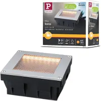 Paulmann 95743 LED-vloerlamp op zonne-energie (inbouw) Energielabel: A (A - G) 0.11 W IJzer (geborsteld)