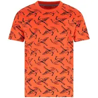 TYGO & vito jersey T-shirt oranje Jongens Katoen Ronde hals All over print - maat 110-116
