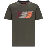 TYGO & vito jersey T-shirt olijfgroen Jongens Katoen Ronde hals Printopdruk - maat 134-140