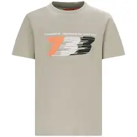 TYGO & vito jersey T-shirt zand Beige Jongens Katoen Ronde hals Printopdruk - maat 122-128