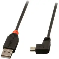 Lindy Kabel USB 2.0a naar Mini USB B LINDY 31970 50 cm Zwart