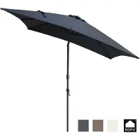 Kopu alicante parasol vierkant 230x230 cm met windvanger -